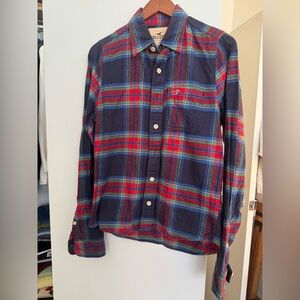 Hollister Vibrant Plaid Shirt